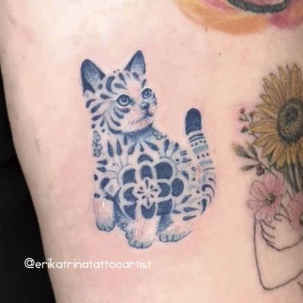 Puebla en la piel. Tatuajes de talavera que te van a sorprender: FOTOS