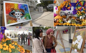 Preservan estudiantes BUAP tradición mexicana de Día de Muertos