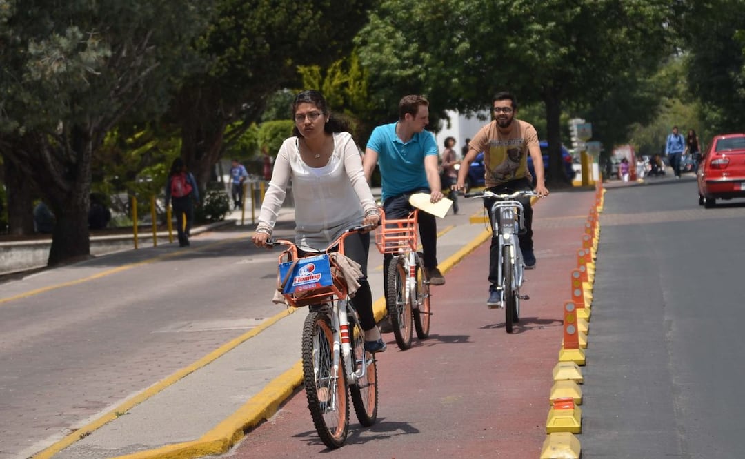 Si no sabes andar en bici en la BUAP te enseñan | FOTO: Agencia Es Imagen para El Universal Puebla