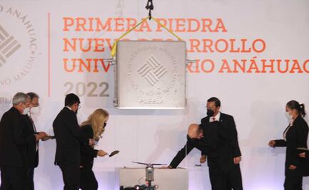 Anáhuac estrenará complejo universitario, colocan la primera piedra
