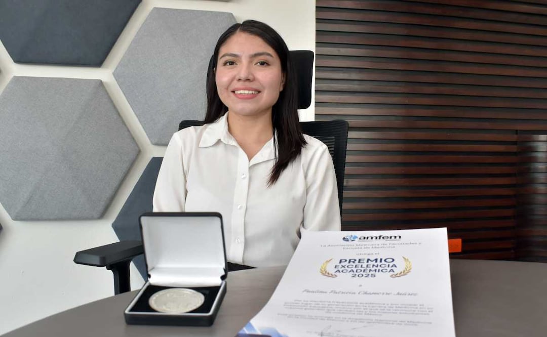 Paulina Patricia Chamorro Juárez, pasante de la Facultad de Medicina | Foto: Buap