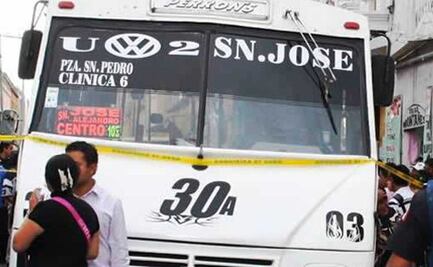 Roban microbús de la Ruta 30-A sobre el Bulevar 5 de Mayo