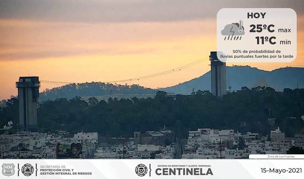 Pronóstico del clima para Puebla, 15 de mayo 2021