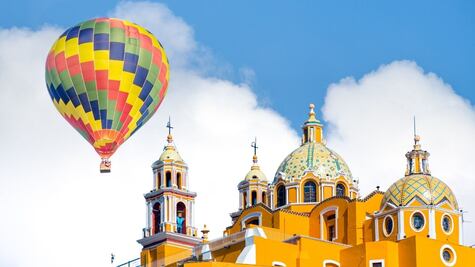 Navidad en el Cielo 2021. Inicia festival de globos aerostáticos en Cholula