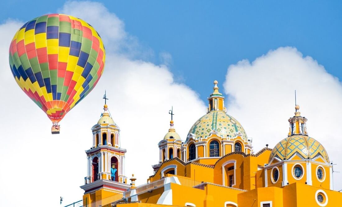 Navidad en el Cielo 2021. Inicia festival de globos aerostáticos en Cholula