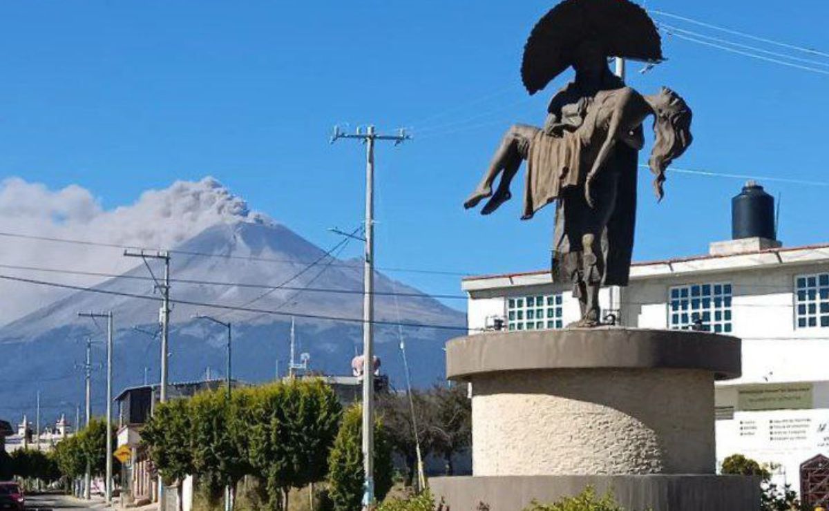 En este municipio de Puebla hay un monumento en honor a la leyenda del Popocatépetl