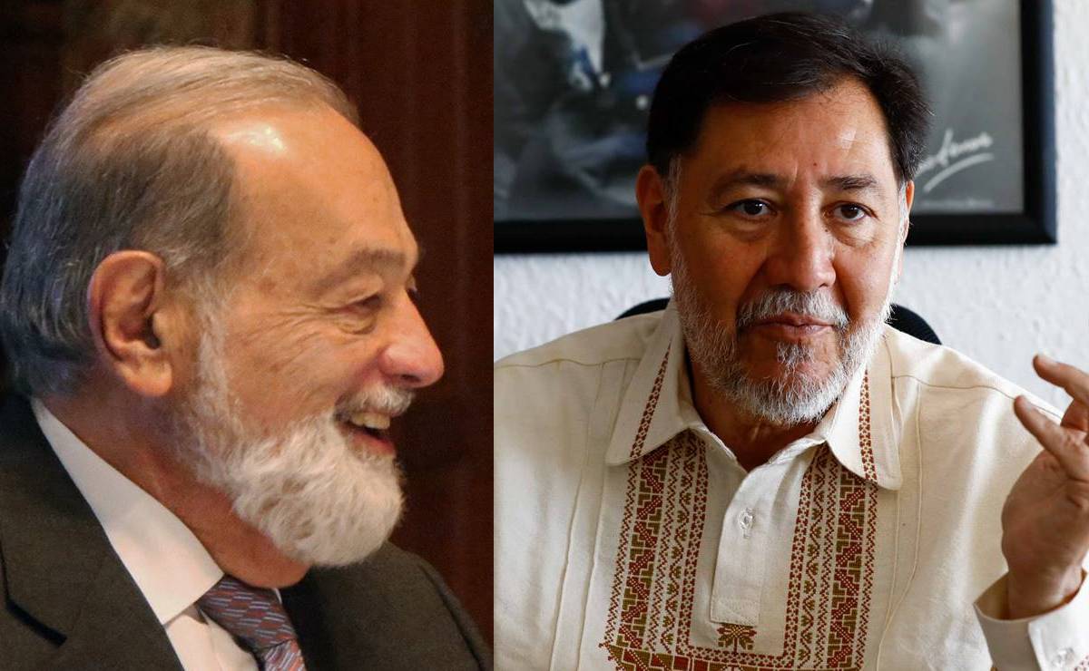 Gerardo Fernández Noroña se lanza contra Carlos Slim y su fortuna