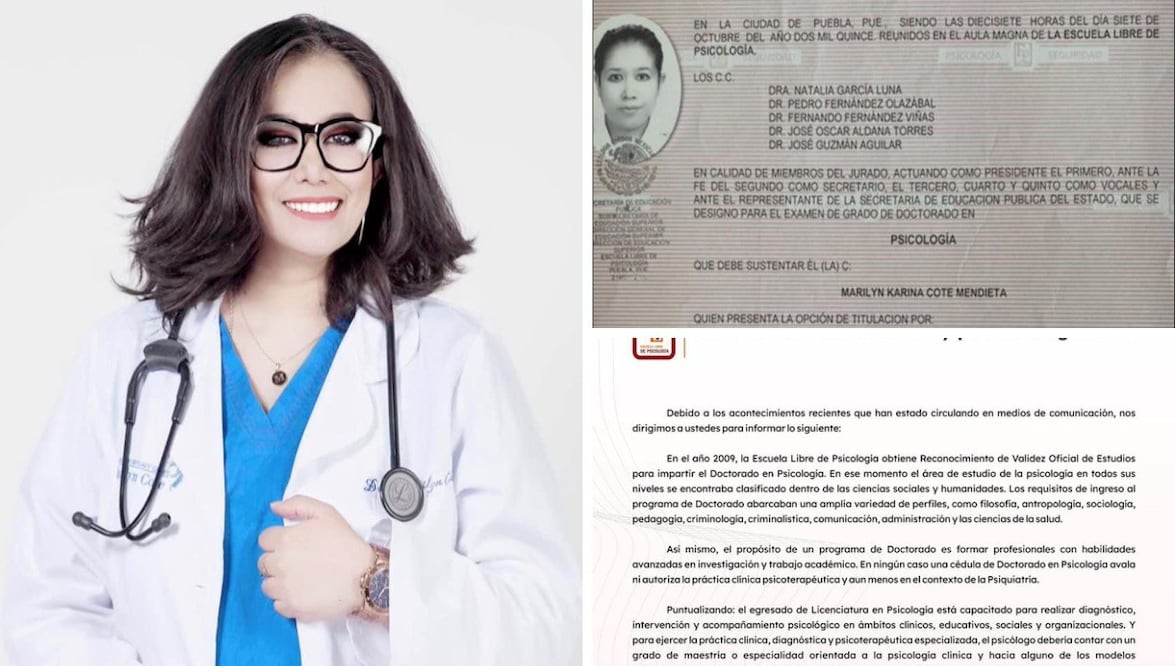 Marilyn Cote no puede ofrecer consultas en Psiquiatría I Foto: El Universal Puebla