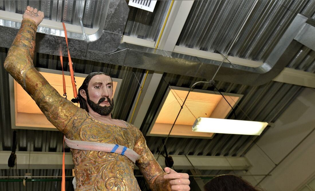 La figura religiosa regresa a su ciudad de origen el 24 de octubre. Fotos: INAH