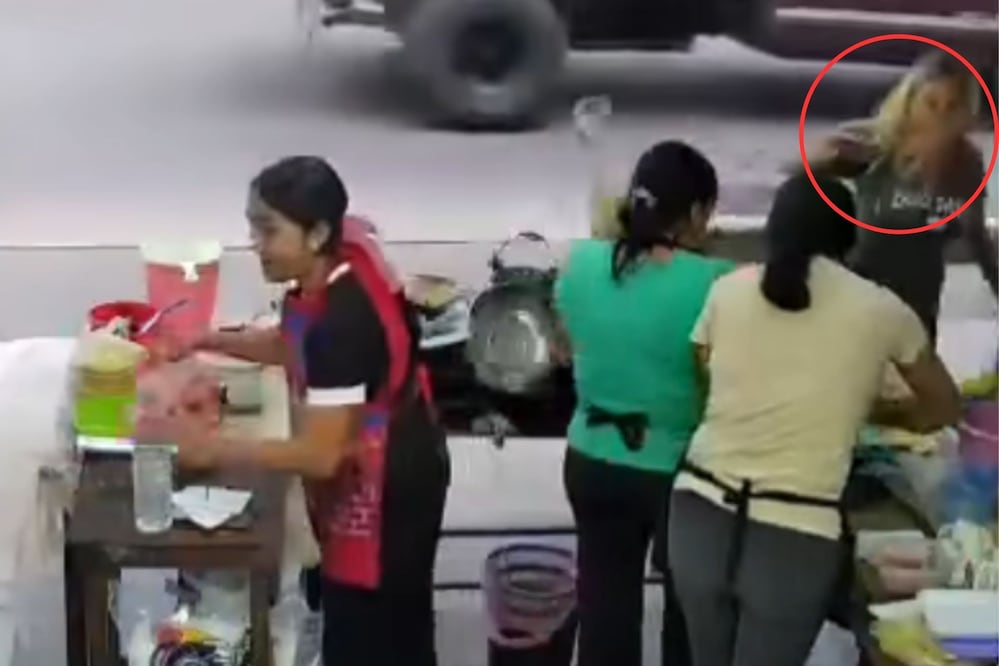 En Veracruz le lanzaron aceite hirviendo a una mujer / Foto: Captura de video