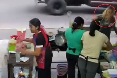 Avientan cazo de aceite hirviendo a una mujer en Veracruz