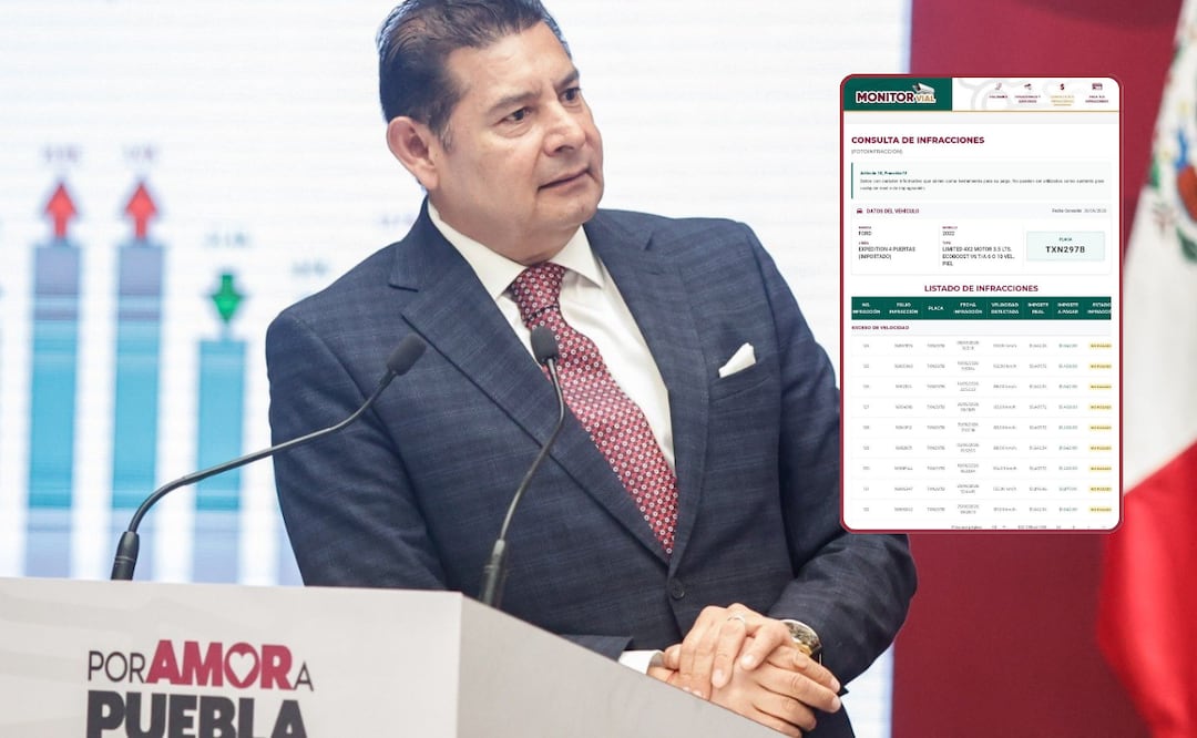 Armenta informó que pagó las fotomultas de la camioneta que conduce su chofer | Foto: EsImagen/RRSS