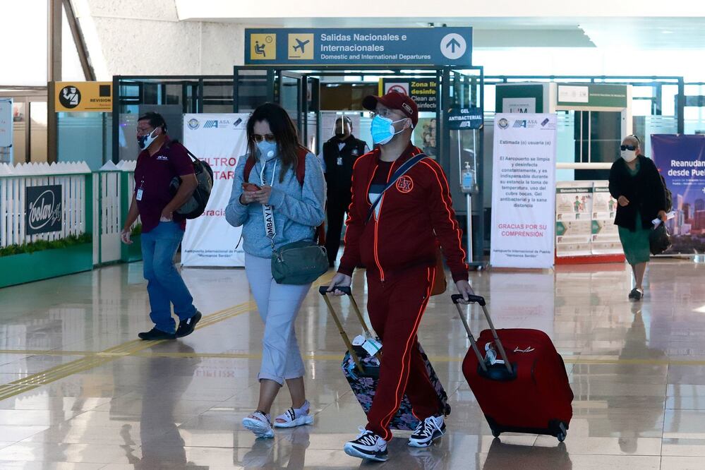 Aeropuerto de Puebla, registró en 2022 un aumento de pasajeros de 24%. Foto: Cuartoscuro