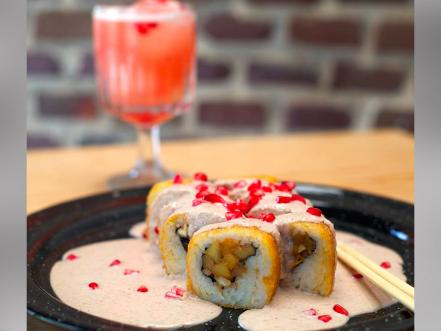 Sushi...lito en nogada solo en Puebla