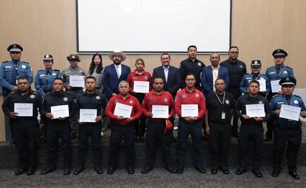 Expresa Pavel Gaspar su gratitud y reconocimiento a la labor de policías