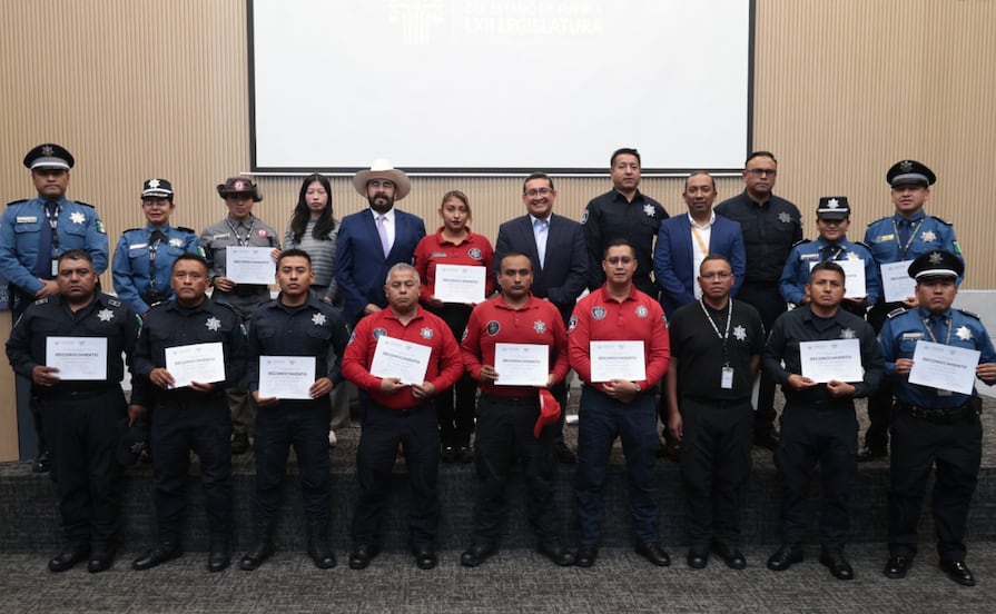 Expresa Pavel Gaspar su gratitud y reconocimiento a la labor de policías