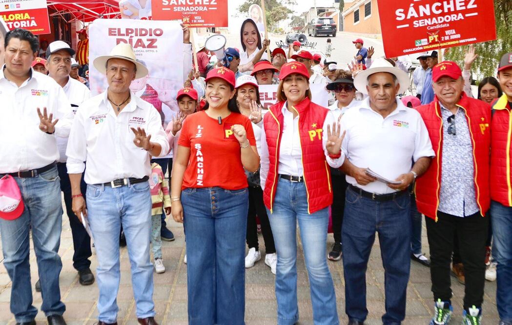 Liz Sánchez estuvo en Guadalupe Victoria | Foto: Especial