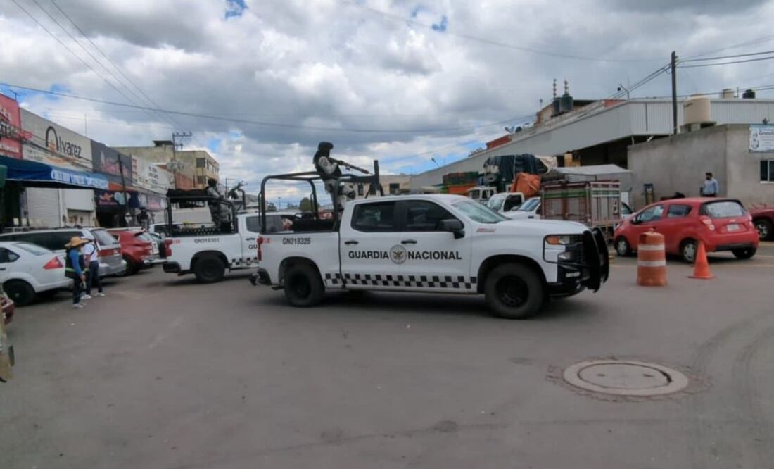 Isauro G. V., un elemento de la Guardia Nacional, fue retenido en la Central de Abastos de Puebla y encontrado muerto | Foto: Agencia Es Imagen para El Universal Puebla