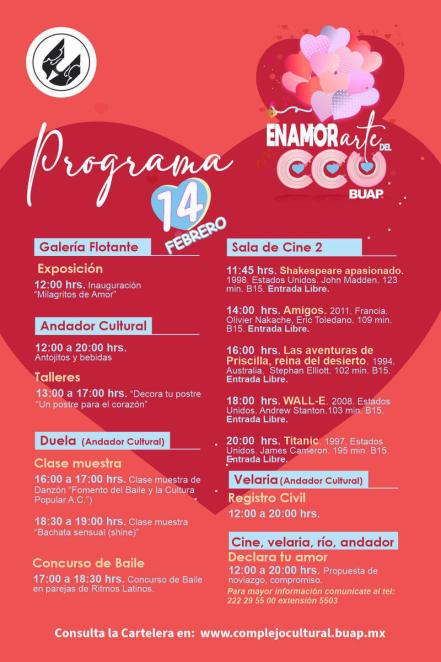 Propuestas de matrimonio, baile, cine y más para celebrar el 14 de febrero en el CCU