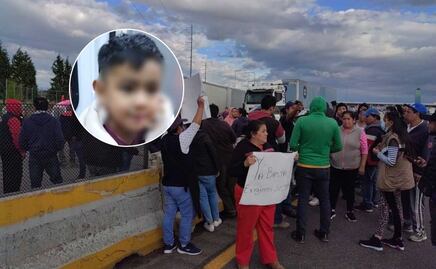 Localizan al niño Kelvin Leonardo tras bloqueo de la autopista México-Puebla