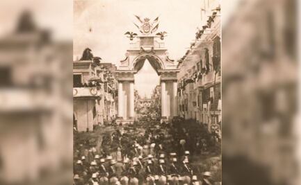 Así se adornaron las calles de Puebla para recibir a Maximiliano y Carlota 