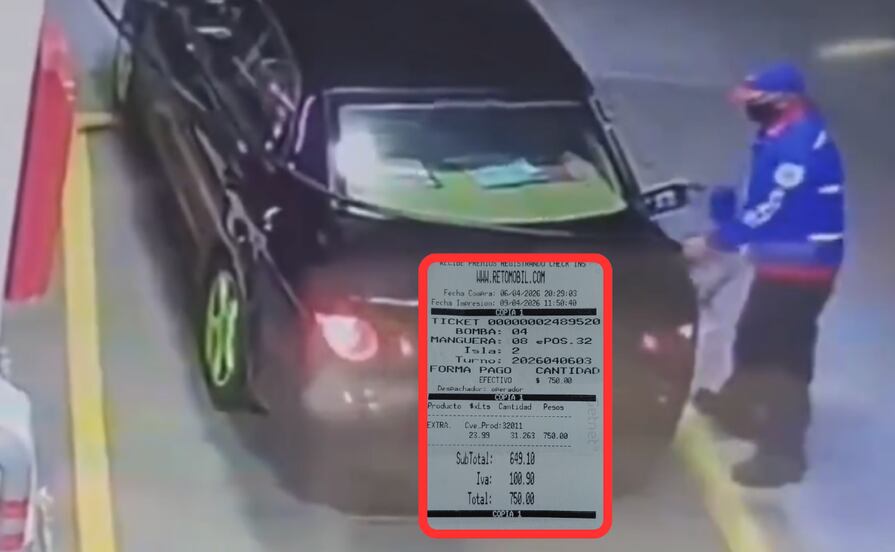 Exhiben a “Lady Gasolina” en Puebla por cargar gasolina y escapar sin pagar