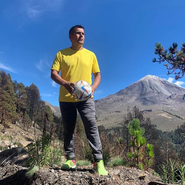Abraham Muñoz, mejor conocido como Soccerman, hizo una nueva hazaña | Facebook Abraham Muñoz