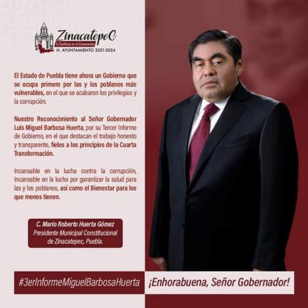 ¿Quién es el polémico alcalde de Zinacatepec que puso una estatua del gobernador?