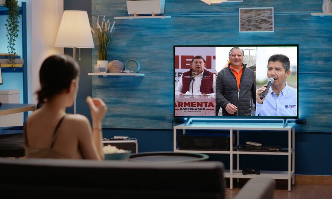 Así podrás ver el debate a la gubernatura de Puebla en vivo | Foto: Producción El Universal