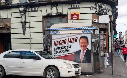 Ordena Lalo Rivera retirar anuncios de Nacho Mier en el Centro Histórico