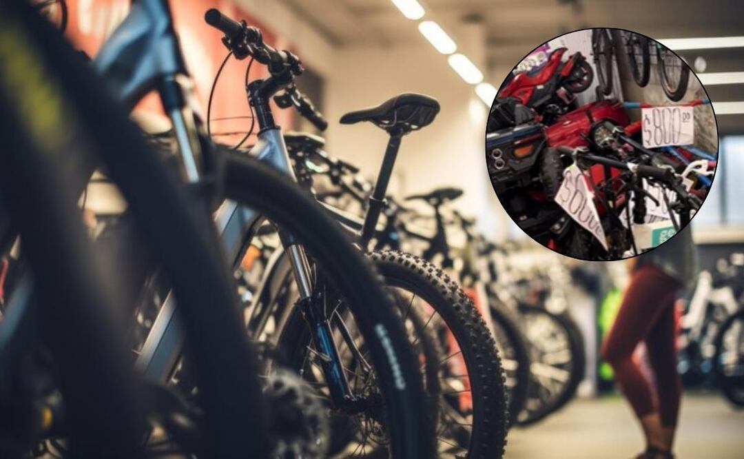 En Puebla hay una bodega de bicicletas con descuentos / Foto: Freepik / Captura de TikTok