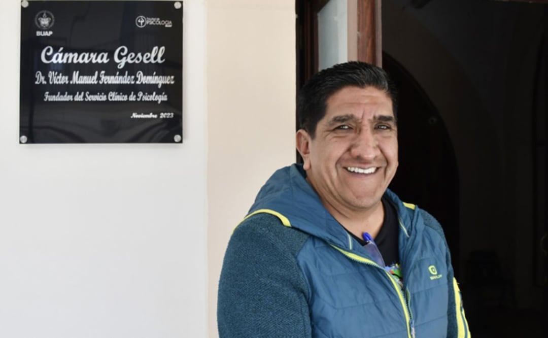 Doctor en Neuropsicología de la BUAP, Vicente Arturo López Cortés | Foto: Buap