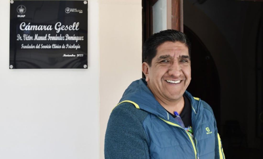 Doctor en Neuropsicología de la BUAP, Vicente Arturo López Cortés | Foto: Buap