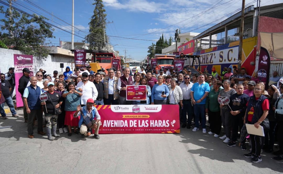 Con la rehabilitación de avenida de Las Haras se beneficiará a colonias como: Amaluquilla, La Palma, Lomas Flor del Bosque, San Juan Flor del Bosque, El Salvador y Chapultepec | Foto: Ayuntamiento de Puebla.