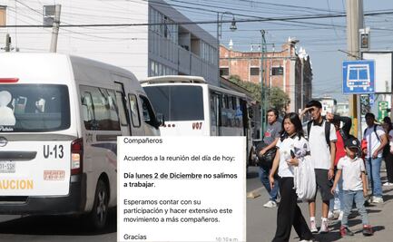 ¿Habrá paro de transportistas el lunes en Puebla?, esto es lo que se sabe