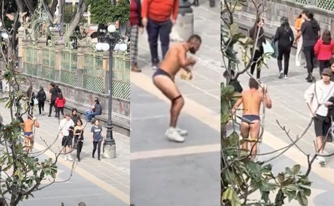 El “nuevo vagabundo fitness", ha impresionado a todos con su singular estilo de hacer ejercicio en espacios públicos.