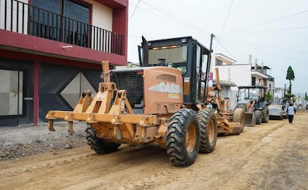 Supervisa Pepe Chedraui obras de pavimentación en la Junta Auxiliar de San Francisco Totimehuacan