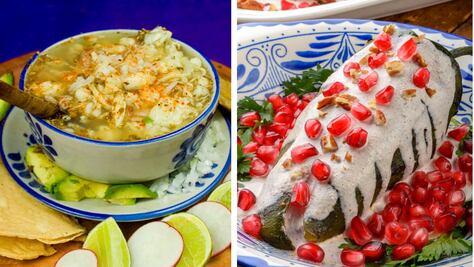 Noche Mexicana 2022. Pozole vs chiles en nogada, ¿cuál tiene más calorías?