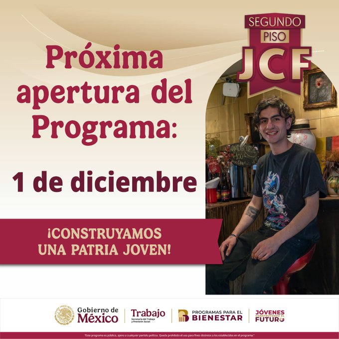 Programa Jóvenes Construyendo el Futuro / Foto: Redes Sociales