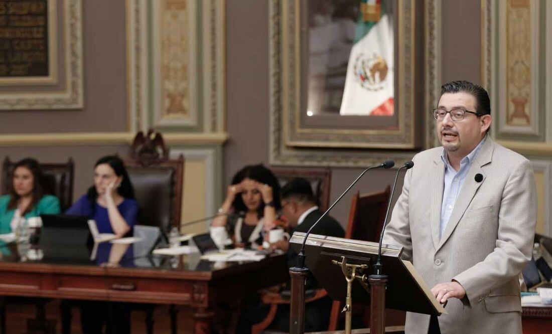Eduardo Alcántara tiene un futuro político incierto en las filas de PAN Puebla luego que se le acusó por violencia política de género | Foto: Agencia Es Imagen para El Universal Puebla