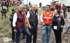 Pepe Chedraui visita zona afectada por lluvias en Puebla