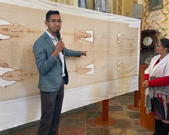 Conoce la Sábana Santa, permanecerá en Cholula hasta el 20 de marzo