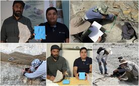 Investigadores de la BUAP hallan nuevas huellas de dinosaurios en Puebla