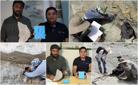 Investigadores de la BUAP hallan nuevas huellas de dinosaurios en Puebla