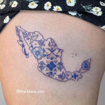 Puebla en la piel. Tatuajes de talavera que te van a sorprender: FOTOS