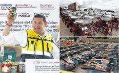 Gobierno de Puebla tendrán 2 mil 500 equipos agrícolas en 2027 