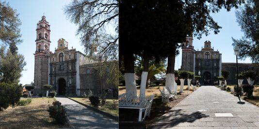 Así es la iglesia de 300 años dedicada a los albañiles en Puebla