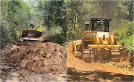 Con maquinaria, previenen incendios forestales en 14 municipios de Puebla