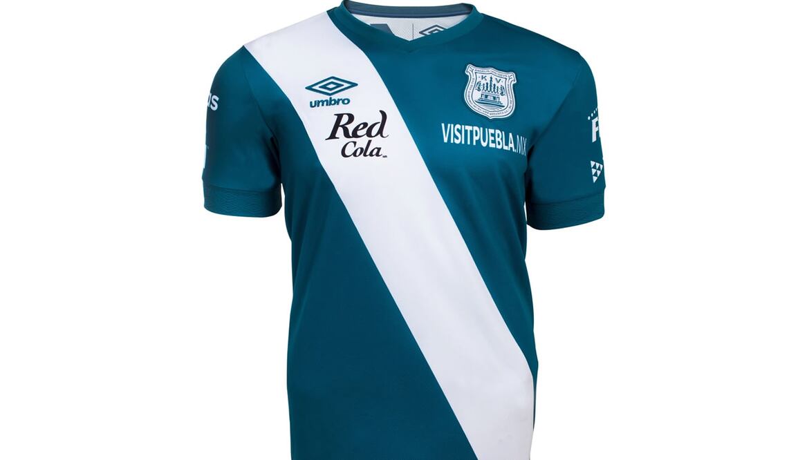 El escudo del nuevo jersey tiene un diseño retro. Foto: Club Puebla