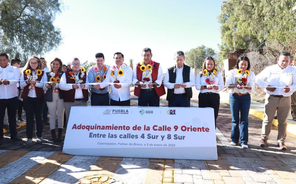 Sergio Salomón recorrió varios municipios de Puebla | Fotos Gobierno del Estado